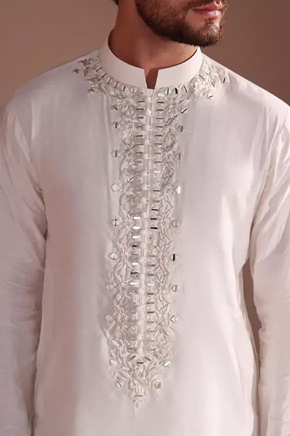 Mheer – Off White Shawl Shalwar Kameez