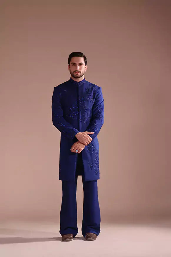 A’hmer – Blue Sherwani