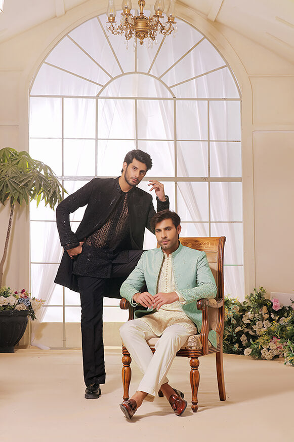 RAVEN – BLACK LONG PRINCE COAT